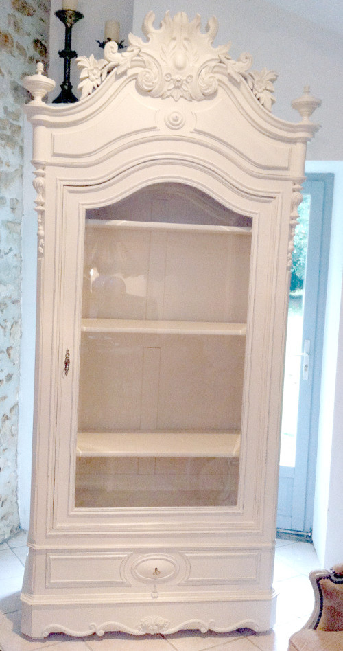 french antique armoire / display